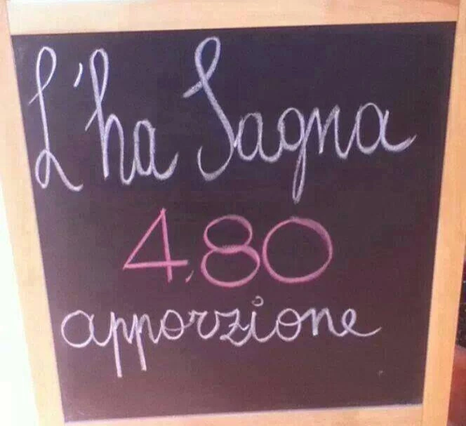 Lasagna scritta male