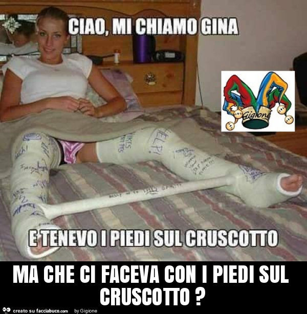 Ma che ci faceva con i piedi sul cruscotto?