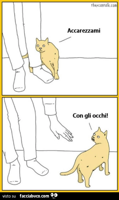 Accarezzami con gli occhi
