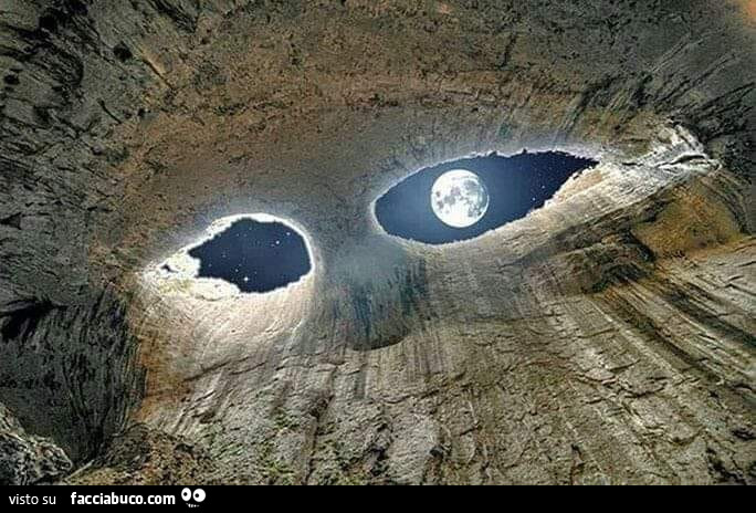 Gli occhi di Dio, la grotta di Prohodna, Bulgaria