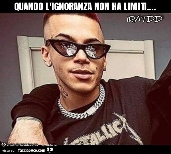 Quando l'ignoranza non ha limiti