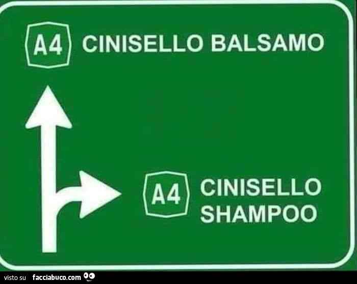 Cinisello balsamo. Cinisello shampoo