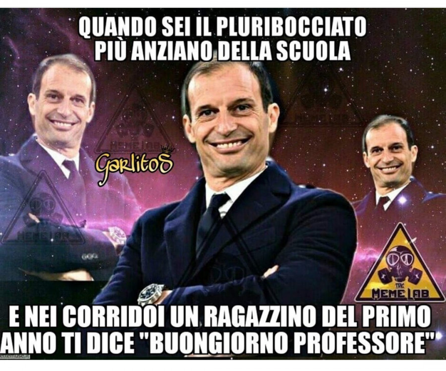 Quando sei il pluribocciato più anziano della scuola e nei corridoi del n ragazzino del primo anno ti dice "buongiorno professore"