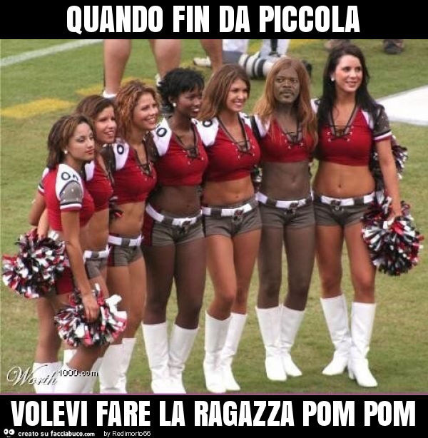 Quando fin da piccola volevi fare la ragazza pom pom