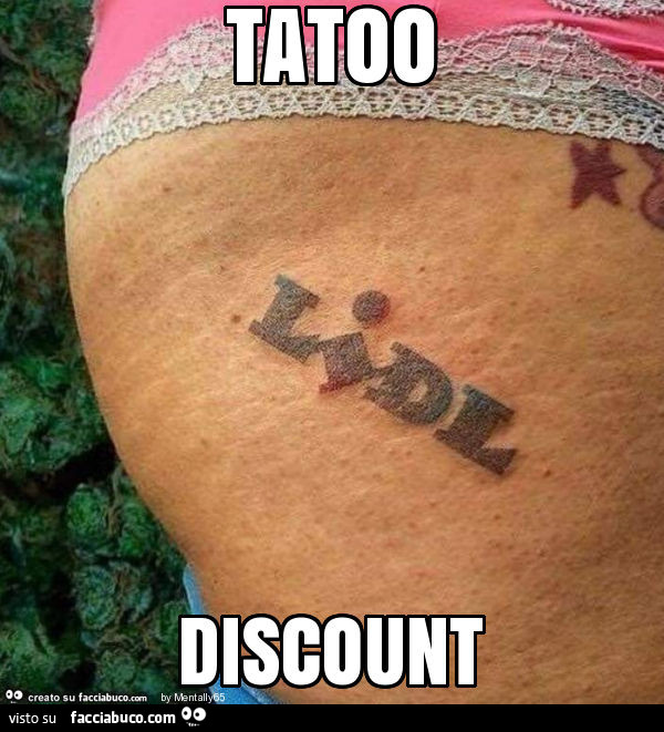 Tatoo discount