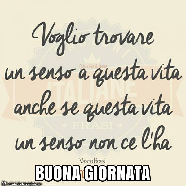 Buona giornata