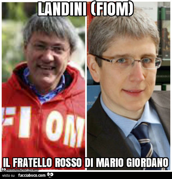 Landini (fiom) il fratello rosso di mario giordano