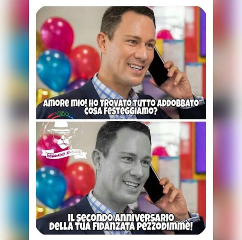 Amore mio ho trovato tutto addobbato cosa festeggiamo